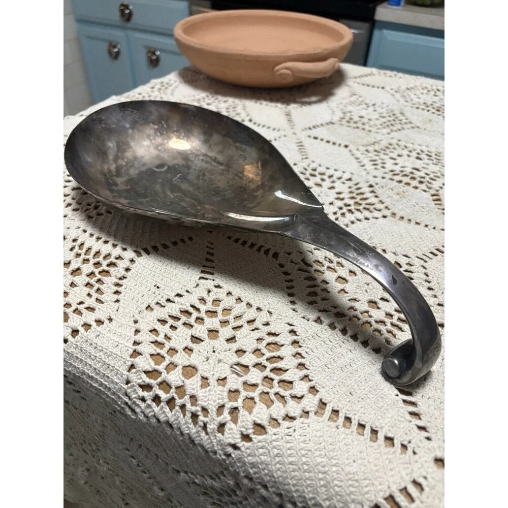 Reed And Baron Silver Plated Large Spoon Rest